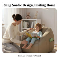 Soft and Comfortable creature Character Floor Chair Lowsilhouette Design kids' Furniture creclinesable Cover Toddler Armchair Lightweight for Toddlers, Infants, Parents, storytime Corner, Nursery, Playroom, Living Room