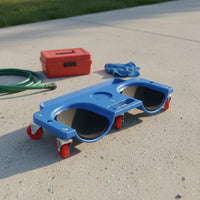 Rolling Knee   Swivel Casters Knee Pad Board with Wheels Ergonomic Handle Workshop Equipment for Mechanics
