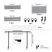 Long-Lasting Metal Construction Table Clamp Balloon Arch Sturdy & Stable Design Adjustable Table Arch Stand Easy Tool-Effortless Assembly Clamp-On Decoration Rack Multi-Purpose for Birthday Party, Baby Shower, Holiday Celebration, Outdoor Picnic