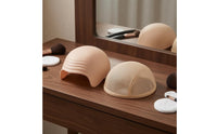 Molded Wrinkles Realistic Bald Cap Open Edge Wrinkle-Detail Bald Cap Easy to Use Cosplay Accessory