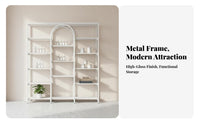 Cosmetic Display Rack Multifunctional Freestanding Display Rack Versatile Design Multi-Tier Retail Stand for Retailers, Boutique, Supermarket, Bedroom