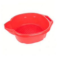 18L Large Capacity Deep Oil Drain Pan Reinforced Structure Heavy Duty Oil Pan Thickened Design Automotive Tool Long-Lasting Plastic for Auto Repair Workers, Mechanics, Garage