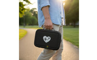 Portable Pressure Monitor Case Safeguarding Pressure Monitor Case with Dividers Hard-Sided Compact for Diabetics