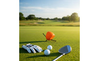 Builds Muscle Memory Golf Swing Posture Corrector Adjustable Lanyard Arm Connection Training Ball Portable Golf Smart Ball Coach Lightweight for Beginners, Golfers, Driving Range