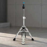 Long-Lasting Hi-Hat Stand with Pedal Stable Hi-Hat Stand with Double-Braced Legs Responsive Drum Hardware High Stability for Drummers, Stage, Rehearsal Studios