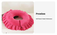 Breathable Beauty Bed Headrest Skin-Friendly Salon Bed Face Rest Soft for Spa Professionals, Physical Therapists, Healthcare Facility