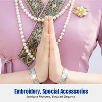 Dai Ethnic Dress for Women, Lightweight Breathable Summer Outfit, Water Splashing Costume, Black Skirt, Embroidered Workwear