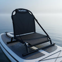 Metal Frame Kayak Seat with Storage Bag Foldable Kayak Seat Portable Water Sports Gear Ergonomic Design for Anglers, Fishing, Kayaking