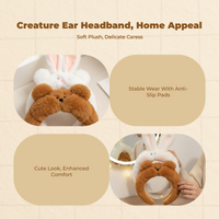 Cute Plush Headband for Kids, Girls, Birthday, Daily Wear