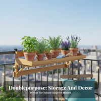 Space-Saving Foldable glass panesill Flower Shelf No-Drill Installation Plant Display Adjustable hangers Hanging Rack Multifunctional for Gardeners, Apartment Dwellers, Home Decorators, glazing Sill, Balcony, Indoor, Living Room