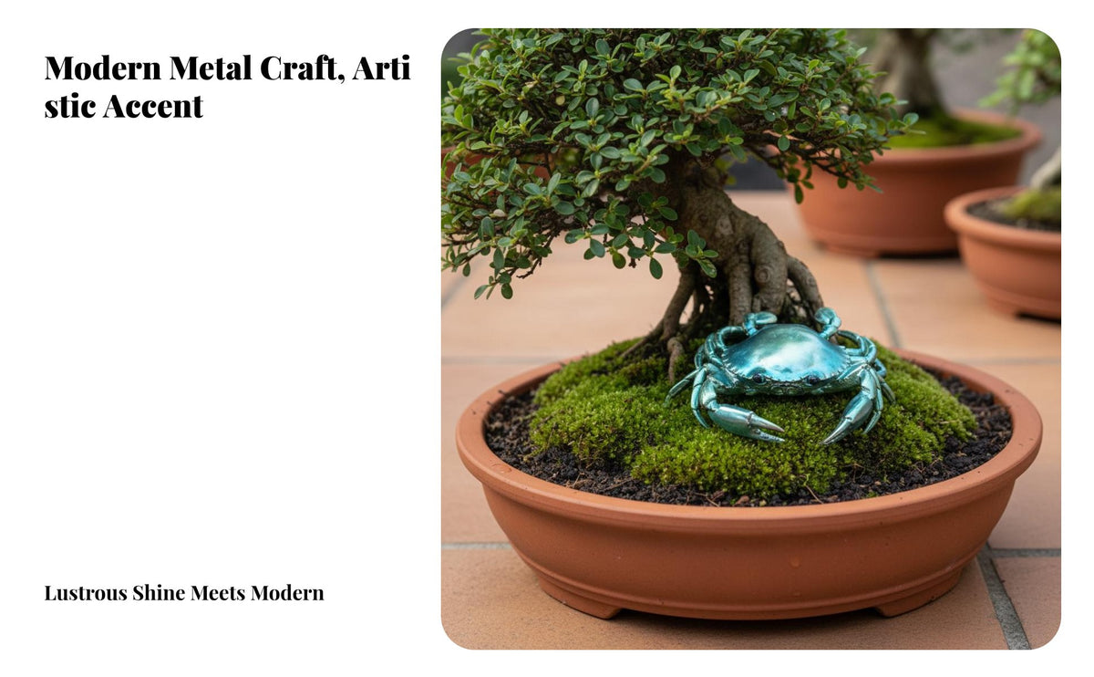Resin Crab Figurine Seaside Elegance Sea Animal Table Decor Lively Color Marine Crustacean Statue for Collectors, Office, Bookshelf