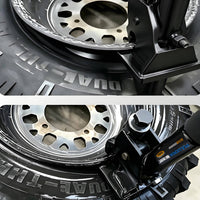 Compact Manual Tire Removal Tool Heavy-Duty Manual Tire Changer Stable Base