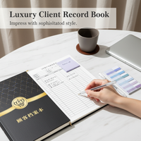 VIP Member Customer Record Book A4 Notebook for Client Information Management