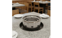Stainless Steel Barbecue Grill Vent Holes Portable Briquette Grill Food-Grade Outdoor Cooking