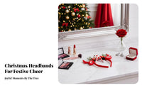 Reindeer Branch Headband Festive Design Soft Branch Headpiece Christmas Deer Branch Hairband Comfortable for Adults