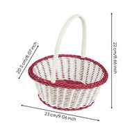 Weave Basket Wicker Woven Basket Decorative Household Storage for Gift