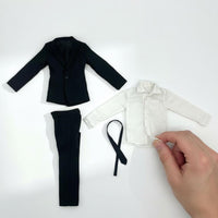 1/6 Scale Male Suit Miniature Formal Wear Collectible Accessory for Collectors