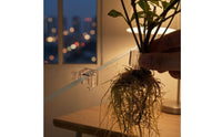 6 Pieces Aquarium Planter Clear Aquarium Plant Clip Hydroponic Support Clip with Screws Transparent for Aquarists, Aquariums