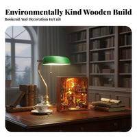 DIY Project Haunted House Book Nook Intricate Details Gothic Mansion Book Nook Easy to Assemble for Hobbyist S, Home Decor, Study Room