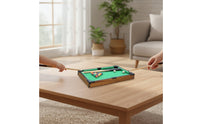 Tabletop Pool Table Space-Saving Tabletop Billiard Sturdy Table Toy for Kids, Family, Playroom, Indoor