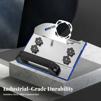 Portable Tile Beveling Tool Stainless Steel 45° Angle Tile Chamfering Tool Angle Grinder Bevel Jig Easy to Install for Workshop