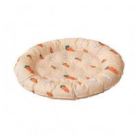 Padded Pet Cooling Mat Round Summer Pet Bed Mat Soft Portable for Warm Weather