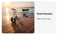 Stainless Steel Fishing Rod Holder Boat Rod Holder Rust Resistant Clamp-on Fishing Pole Bracket for Anglers, Trolling
