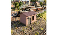 Realistic Model Crossing House Cozy Miniature Crossing House Peaceful Railway Building Heartwarming for Hobbyists