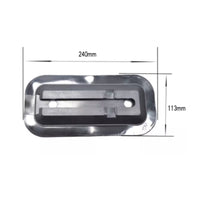Fast-Release Mounting Base Rigid Underwater Thruster Base Compact Mounting Plate with Rail for Anglers, Kayak, Paddle Board