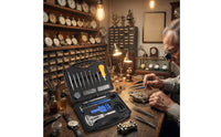 Watch Repair Kit Complete Watch Tool Set with Case Comprehensive for Watchmakers, Collectors, Strap Adjustment, Home Workbench