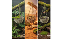 Woven Reptile Hide Handwoven Braided Reptile Nook for Reptiles, Terrarium