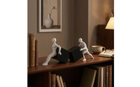 Abstract Figure Bookends Stable Human Figure Bookends Non-Slip Book Ends
