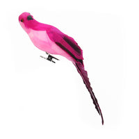 Vivid Colors Simulation Feather Parrot Lifelike Appearance Fake Parrot Decoration Lightweight for Garden, Shop Window, Party