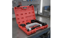10 Pieces Ball Joint Tool Kit Heavy Duty Ball Joint Press with Adapters High Strength for Mechanics, Home Mechanics, Auto Repair Shop, Garage