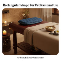 High Resilience Rectangular Beauty Bed Pillow Breathable Anti-Collapse Lash Pillow Skin-Friendly Material for Beauticians, Estheticians