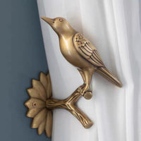 Bird Curtain Holdback Carved Decorative Curtain Holdback Artistic Hardware for Bedroom