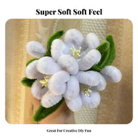 DIY Flower Making Wire Flexible DIY Flower Making Material Easy to Shape High Density Fuzzy Creative Wire for DIY Enthusiast S, Home Crafting