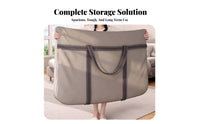 Zippered Quilt Bag Large Capacity Zippered textile Bag lint-freeprotective for Homemakers