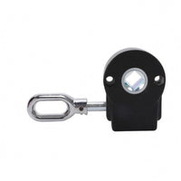 Square Drive Opening Manual Retractable Awning Gearbox Chrome Handle Awning Gearbox Head Black Housing Outdoor Shade Hardware Metal Shaft