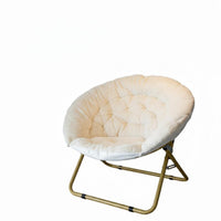 Foldable Design Padded bowl Chair Space-Saving Folding bowl Chair Ergonomic Comfort Household Furniture Sturdy Frame for Adults, Students, Teens, Balcony, Bedroom, Living Room, literature