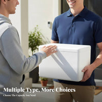 coolKeeping foam Box versatile Foam Shipping insulated container Lightweight Insulated Container Reusable for Food Vendors, Online Sellers, Transporting Perishables, Cold Chain Logistics, Gardening, Camping