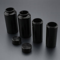 Motorcycle Front Shock Absorbing Bushings Sleeves Kit Aluminum Alloy Front Fork Cover Kit for Chopper Builders