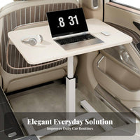 Multi-Functional Foldable Car Desk Easy to Install Car Seat Tray Table Stable Structure Vehicle Dining Tray Sturdy Support for Travelers, Passengers, Distant Workers, Mobile Office, Road Trips, Travel