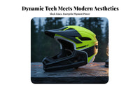 face Mountain Bike Helmet Impact Resistant Trail Mountain Biking Helmet Lightweight Guarding Gear for Downhill Riders, Trail Riding