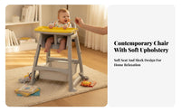Infant Dining Chair Easy to Hygienic Infant Eating Chair with Tray PP Material Young Child Feeding Seat for Young Children, Infants, Kitchen