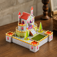 Zhilbao 3D Oasis in Stone City Jigsaw Puzzle for Kids, Educational Building Model Toy