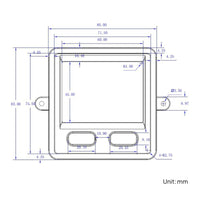 Panel-Mount Wired Touchpad Mouse Compact Trackpad with Left and Right Buttons Large Touchpad with Buttons Multi-Point for Industrial Control Cabinets
