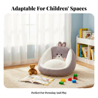 Semi-Enclosed Shape creatureShaped kid's Chair Soft and Comfortable creature Character Armchair Provides spine Support Floor seat Child-Safe for Toddlers, Parents, book corner corner, Playroom, Nursery, Living Room