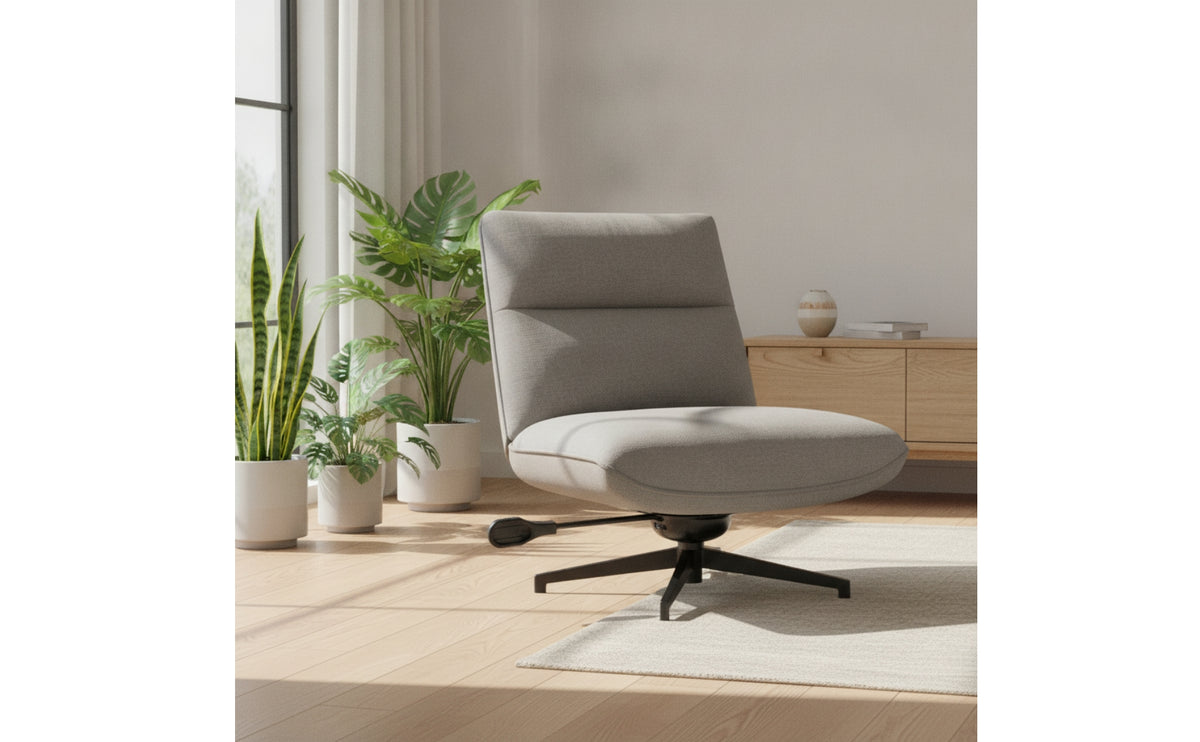 Chair Base with Lever Heavy Duty Swivel Chair Mounting Plate Sturdy Bar Stool Swivel Plate for Hobbyists, Furniture Makers, Home Office, Workshop