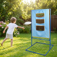 Disc Toss Game, Outdoor Yard Games for Beach Adults, Portable Metal Frame for Tailgate Family Entertainment